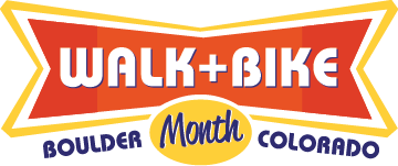 Walk and Bike Month – Boulder, CO Logo