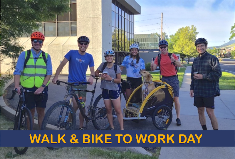 Walk and Bike to Work Day - Walk and Bike Month - Boulder, CO